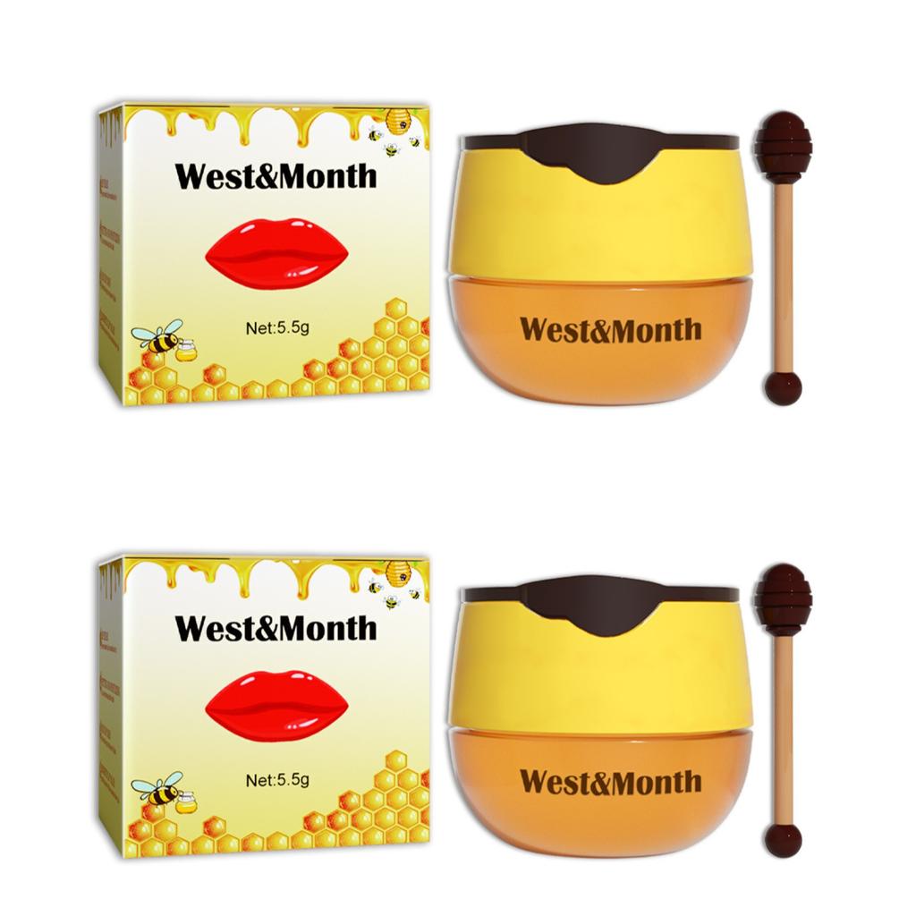 Honey Lip Balm Is Hydrating, Moisturizing, Non-greasy, Easy To Absorb and Fade Lip Lines Skin Care Whitening Skin Care 1pcs