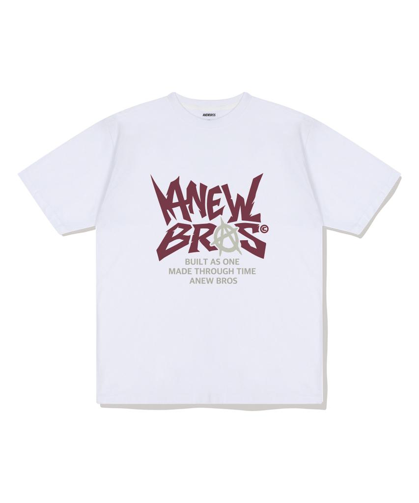 ANEWBROS Manifest Oversized Short Sleeve T-Shirt 6 Colors [Anse_2003] (A Type)