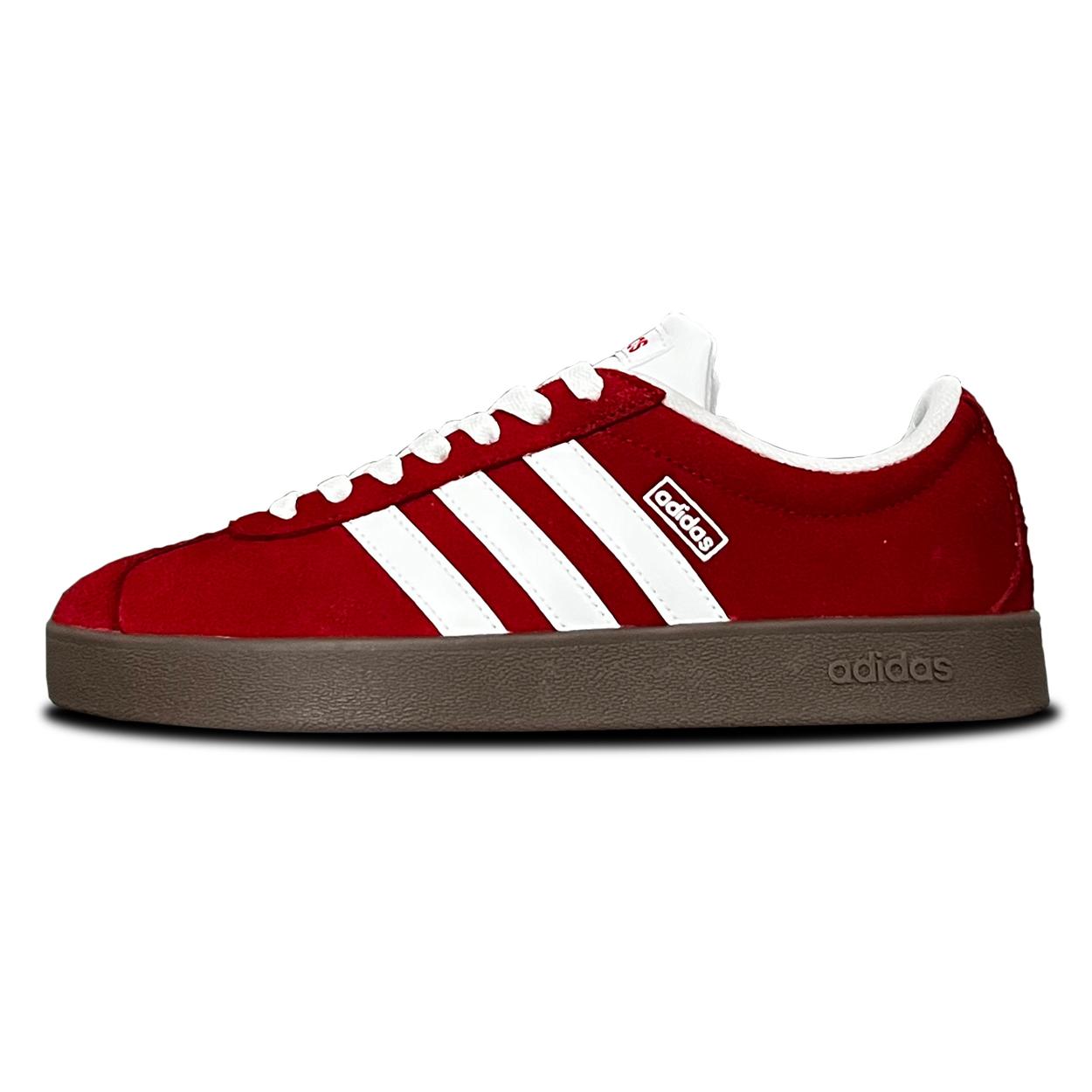

Adidas VL COURT 2.0 Wear resistant And Lightweight Low top Skateboard Shoes Unisex Red HQ1802(Team866-) 36