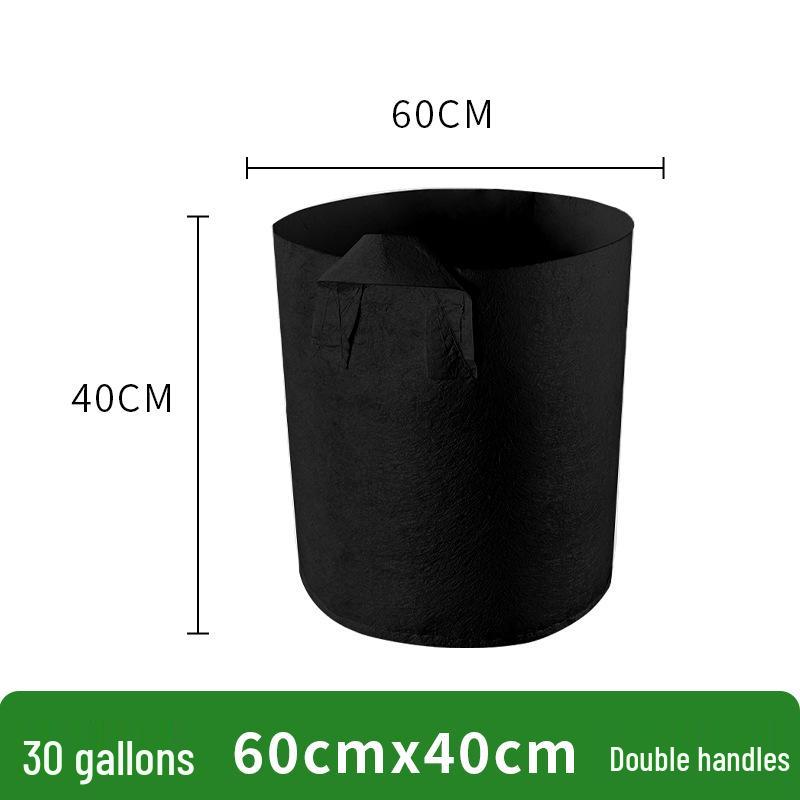 Round Thickened Non-Woven Planting Bag for Flowers and Vegetables 
