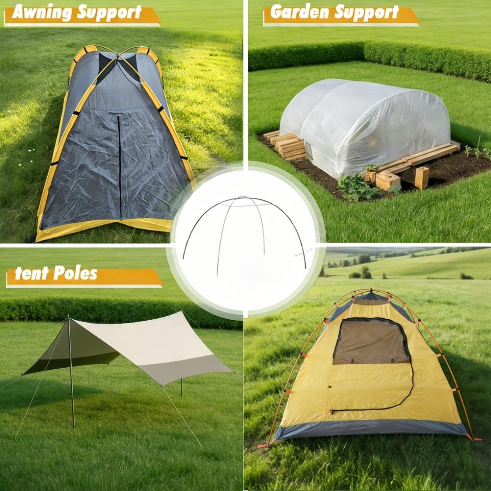 Tragbare Leichte Langlebige Aluminiumlegierung Zeltstange Ersatz Camping Outdoor Wandern Rucksackreisen Zelt Stützstangen