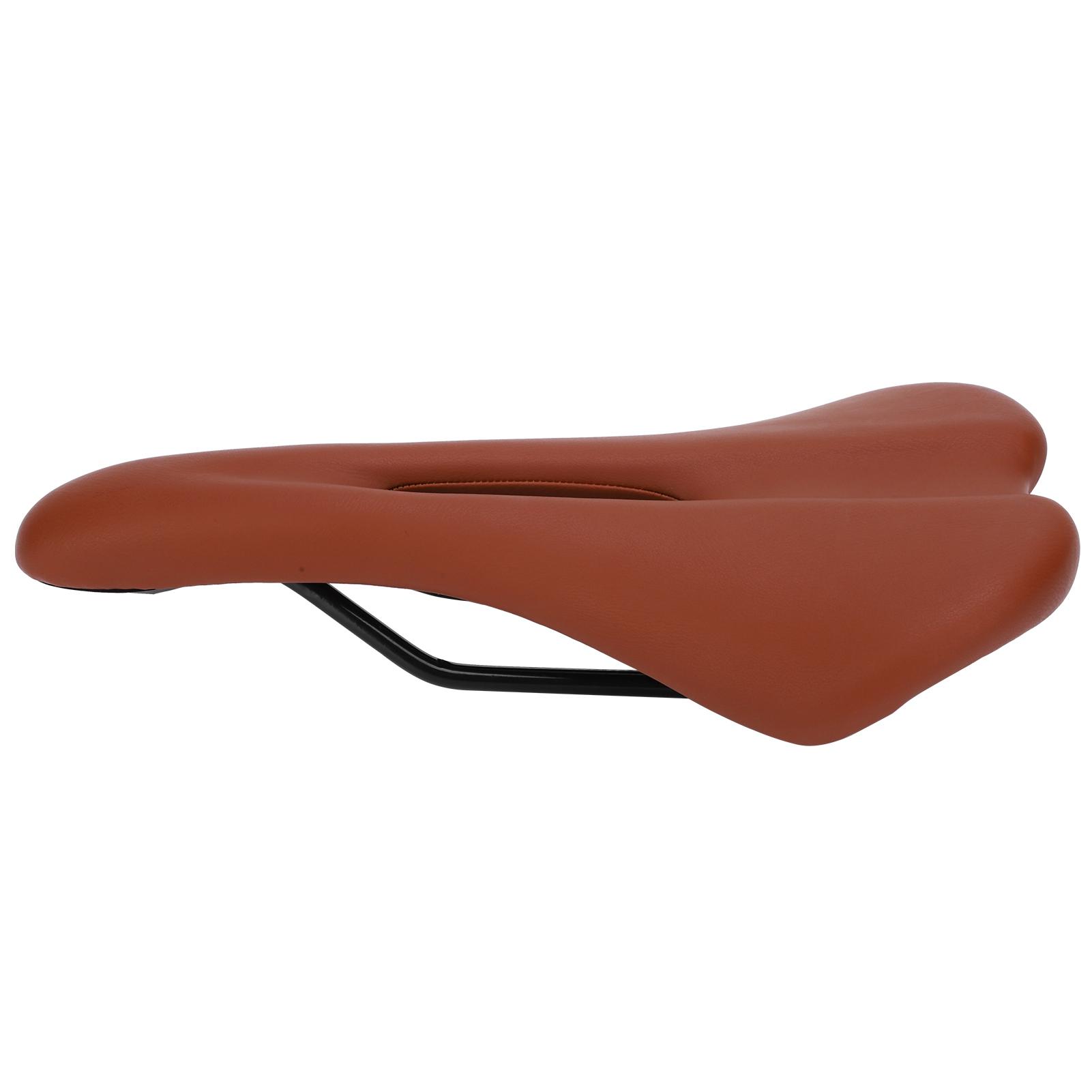 Universal Bicycle Saddle Mountain Bike Seat Cover Comfortable Cushion Cycling AccessoryBrown