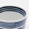 Hasami Ware Modern Blue Soba Choco Set 5 Customers Soba Choco Cup 150ml Seiei Floral Pattern Scandinavian Microwave Dishwasher Safe Porcelain Made In