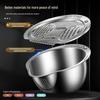 316 Stainless Steel Rice Washing and Vegetable Drain Basket Grater
