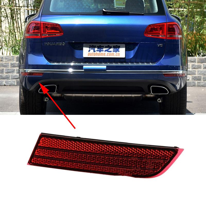 Auto Left Right Rear Bumper Reflector Warning Light Strip Bar for VW Touareg 2016 2017 2018 7P6945105A 7P6945106A