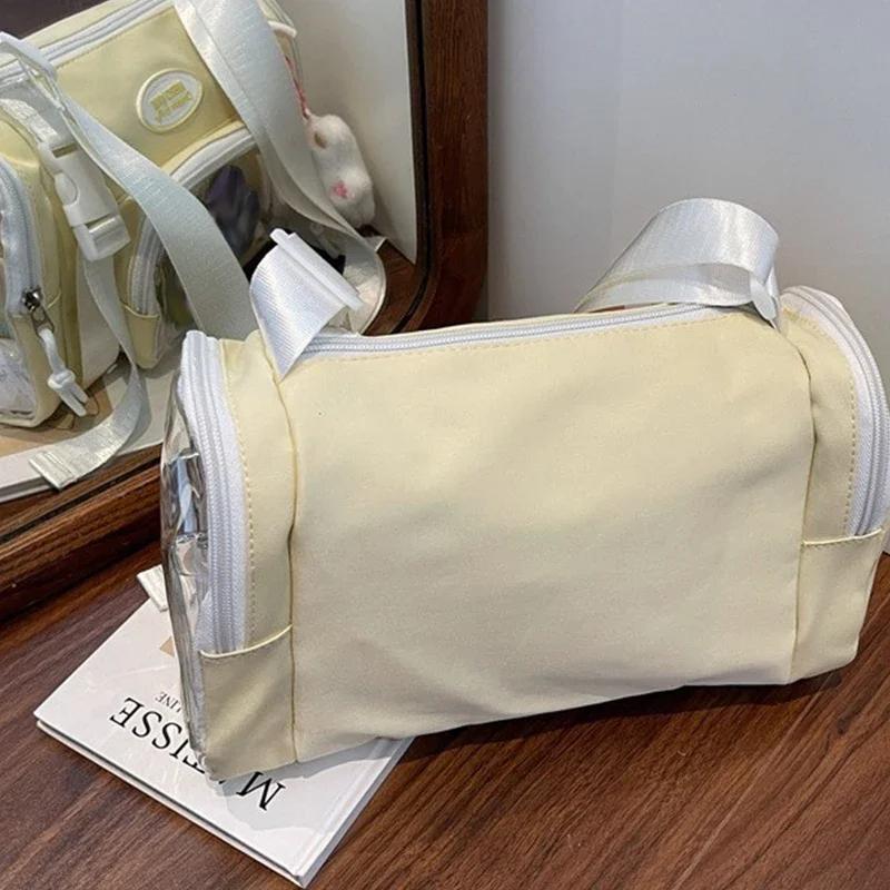 Japanese Style Transparent Crossbody Bag Anime Ita Bag Cute Y2K Ulzzang Large Capacity for Doll Phone Storage Student Outing