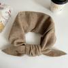 Winter new versatile triangle scarf small scarf women's autumn, autumn and winter comfortable skin-friendly neck care thickened warm scarf