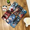 Cute Snowman Phone Case For iPhone 17,16,15,14,13,12,11 Plus,Pro Max,XS,Soft Silicone Black Cover