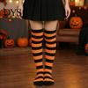 Over The Knee Striped Socks Thigh High for Women Girls, Stockings, Fashion Stylish Daily Wear Soft Stretchy Long Christmas Cosplay Party & Holiday