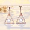 BELLA BOX S925 Silver Needle Vacation Style Fairy Ear Stickers, A Light Luxury And High-end Pearl Earrings