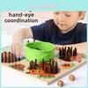 Wooden Hedgehog Sensory Play Set For Toddler Hand Fine Motor Skill Development