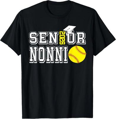 Senior Nonni Class of 2026 Softball Nonni Graduation T-Shirt