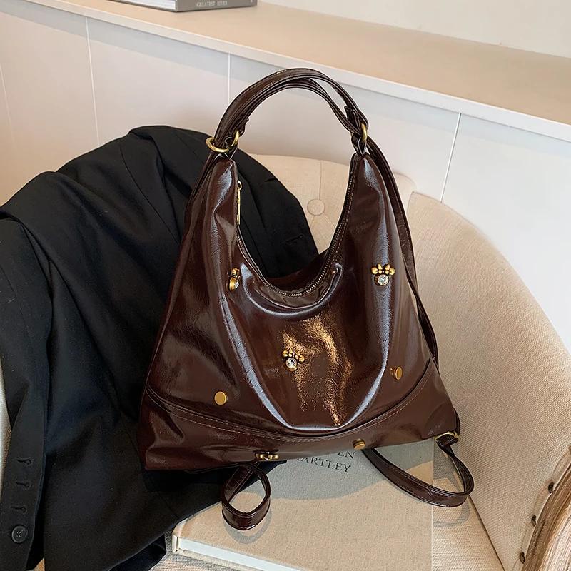 

Женская новая осенняя вещь, одна упаковка с несколькими спинками, большая вместительная сумка-тоут, модные карманы