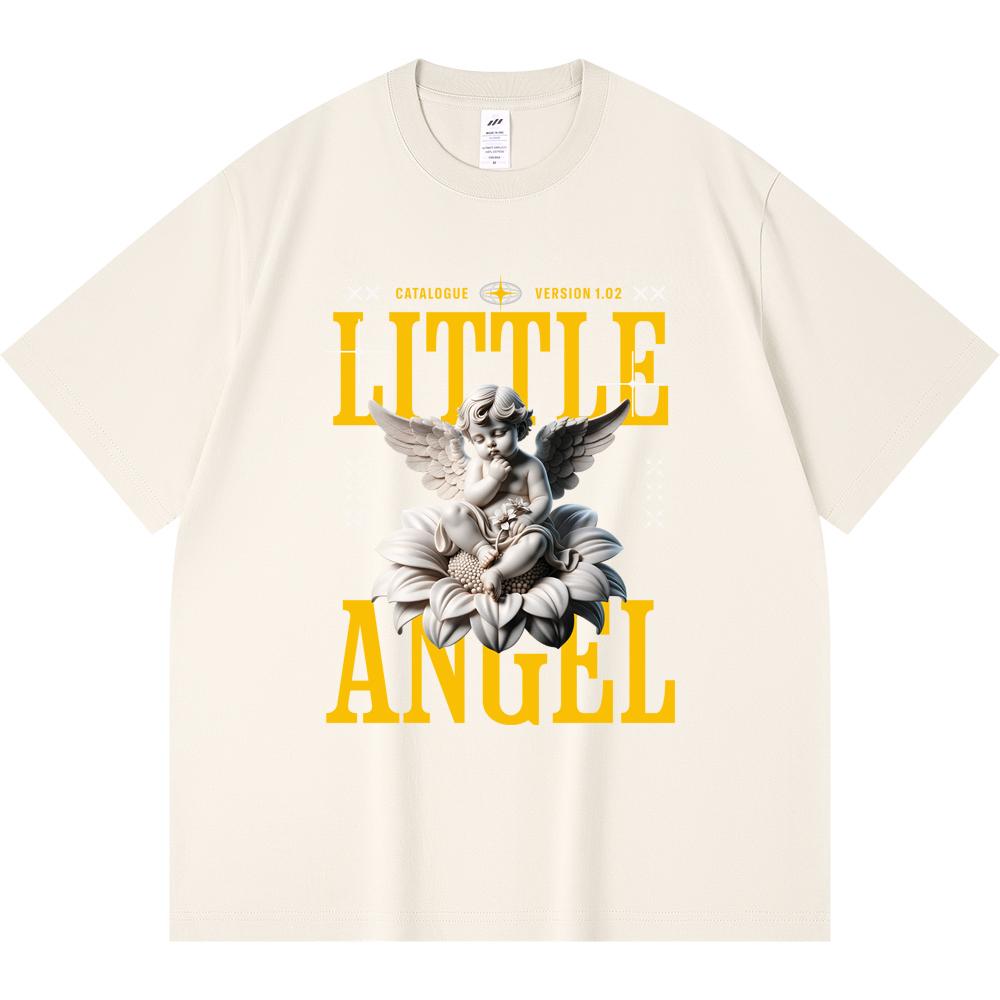 

230GSM 100% Cotton T-Shirt Grow Design Template Print Tees Funny Harajuku Style Combed Cotton Tshirt XS абрикосовый