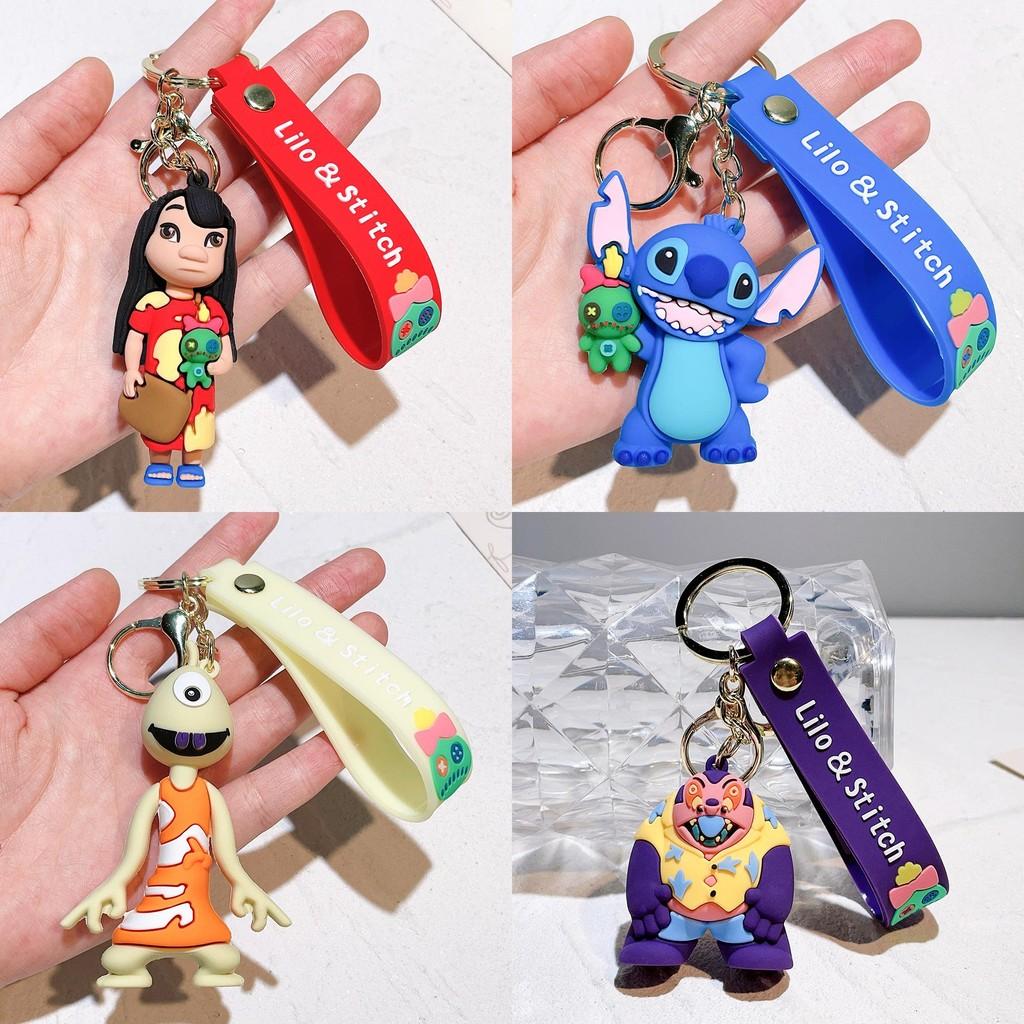 Adorable Pvc Stitch Keychain With Cute Designs Perfect For Holiday Gifts