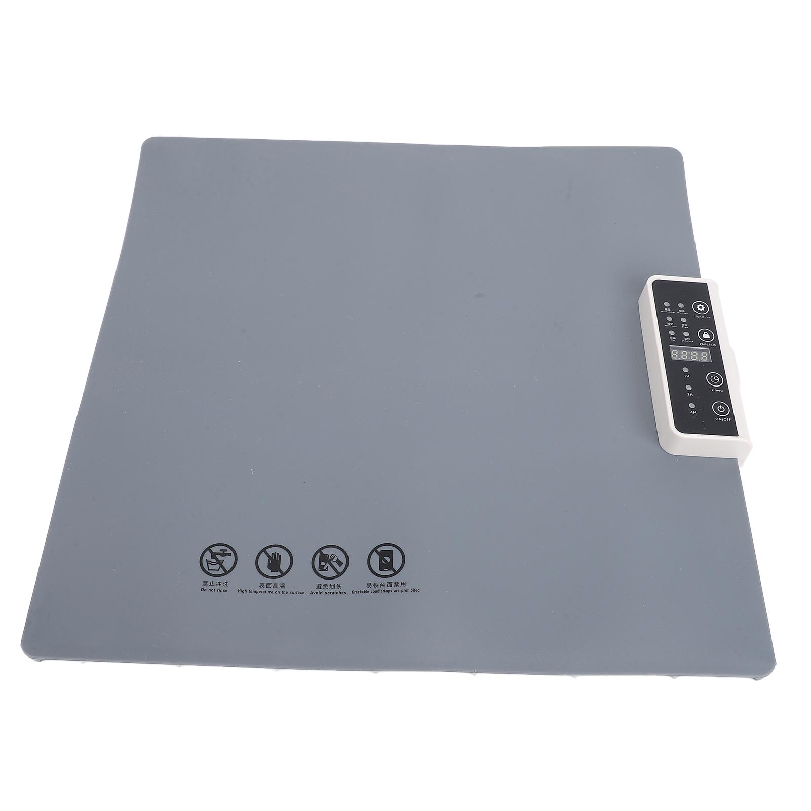 

Электрический подогреватель, сворачиваемый, с подогревом по всей поверхности, с 5 температурными режимами, таймером 1 ч, 2 ч, 4 ч, силиконовый подогреватель для еды для серый