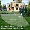 Solar Ultrasonic Repeller with PIR Motion Sensor 5 Alarm Modes IPX4 Waterproof Supoort Wall-mounted