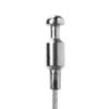 Sanwa Direct Retractable Wire Combination 73cm Cable for and 1 Lock, Anti-Theft Lock, 3-Digit, Length, Suitcases, Bicycles, Strollers, Travel, Black,