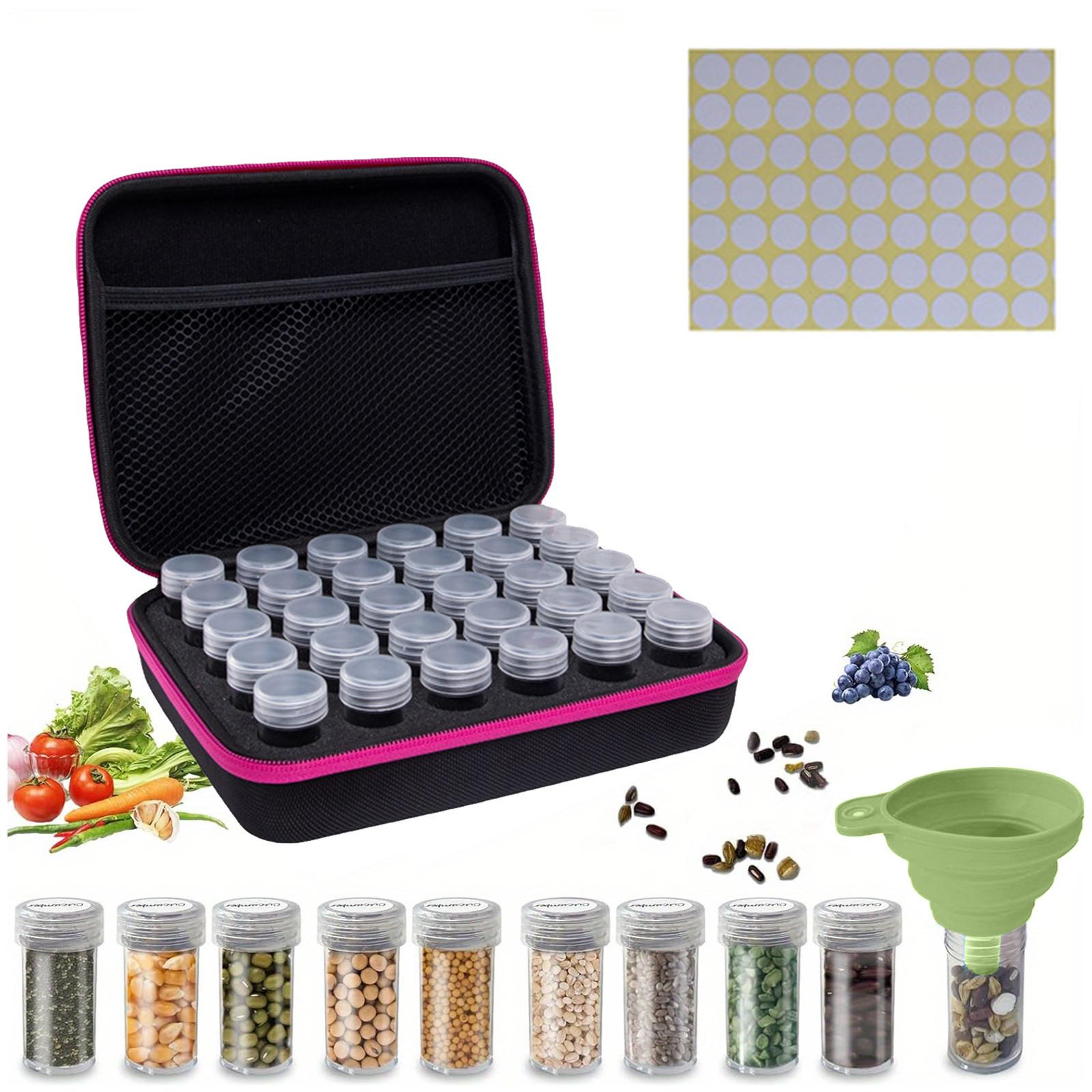 60 семян водонепроницаемый ящик для хранения картина разделенный алмазный мешок для хранения One Size 1664₽