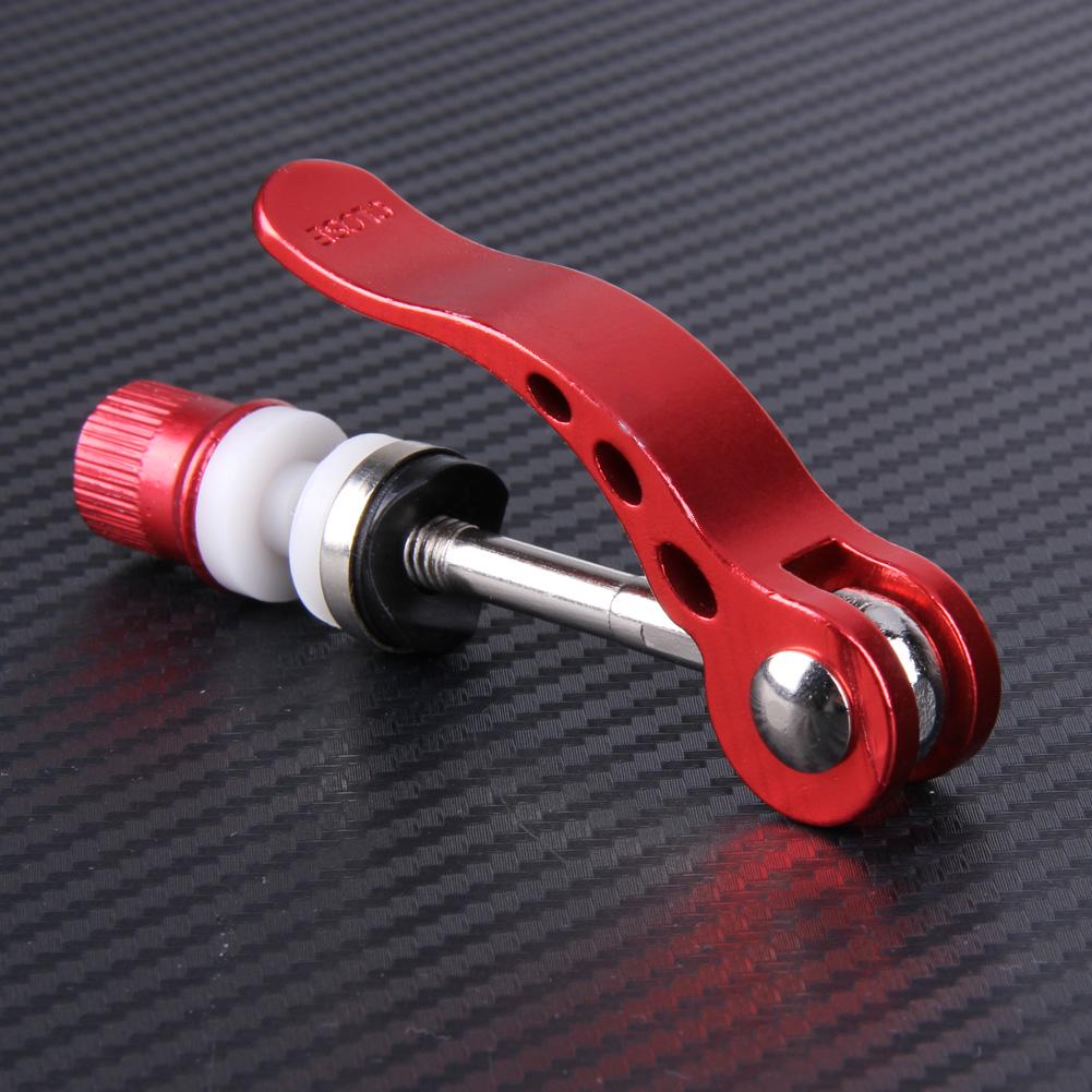 Bike Seat Post Clamp Aluminum Alloy Seat Post Quick Release Pin Portable Seatpost Clamp Skewer Cycling Accessories