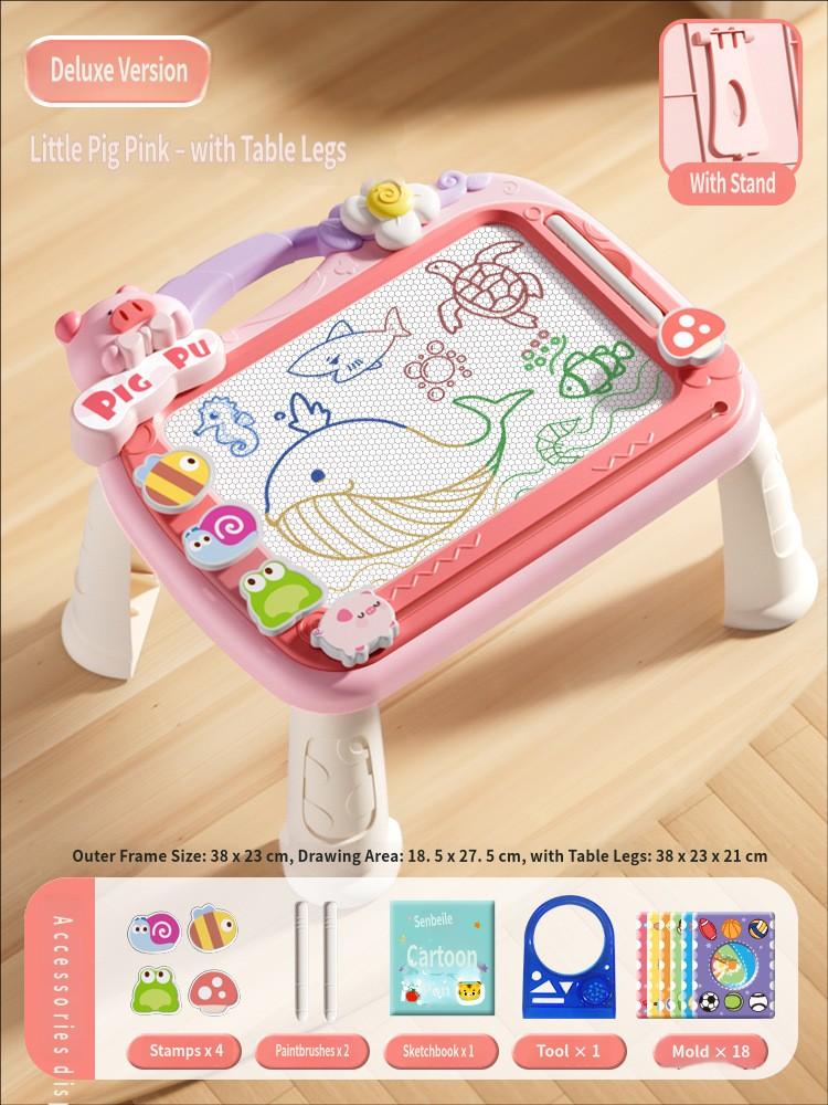 Children Drawing Board Magnetic Drawing Board Kids Toy Graffiti Board Toddler Writing Table Magnet Pen Color Painting Pad