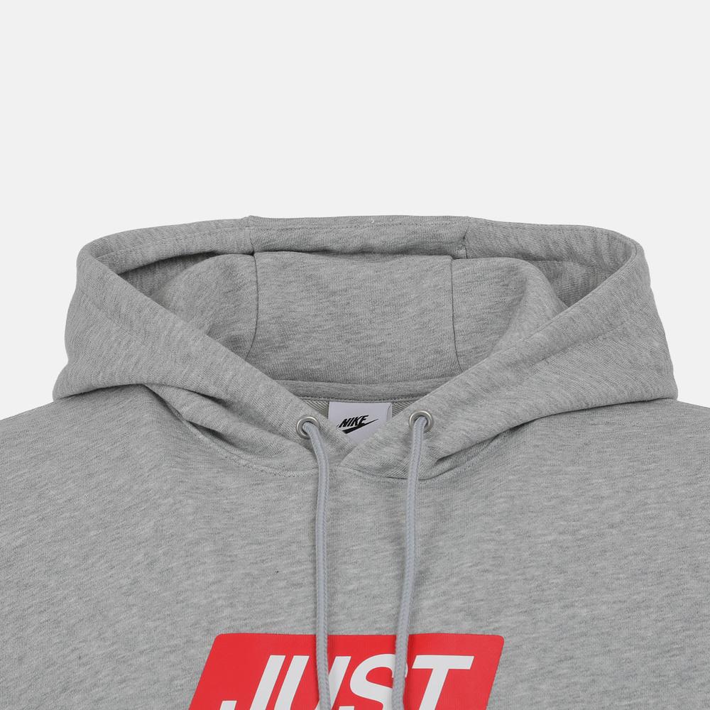 Nike Swoosh Sweatshirts Men's Gray Hooded Non Detachable Moderate