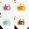 Chinese Zodiac Rabbit Resin Figurine With Crystal Waterdrop For Office Decor And Gift Giving