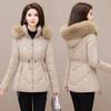 Winter Down Jacket Women Parkas Fashion High-Quality Warm Cotton Padded Coat Ladies Short Overcoat Hooded Overwear Tops