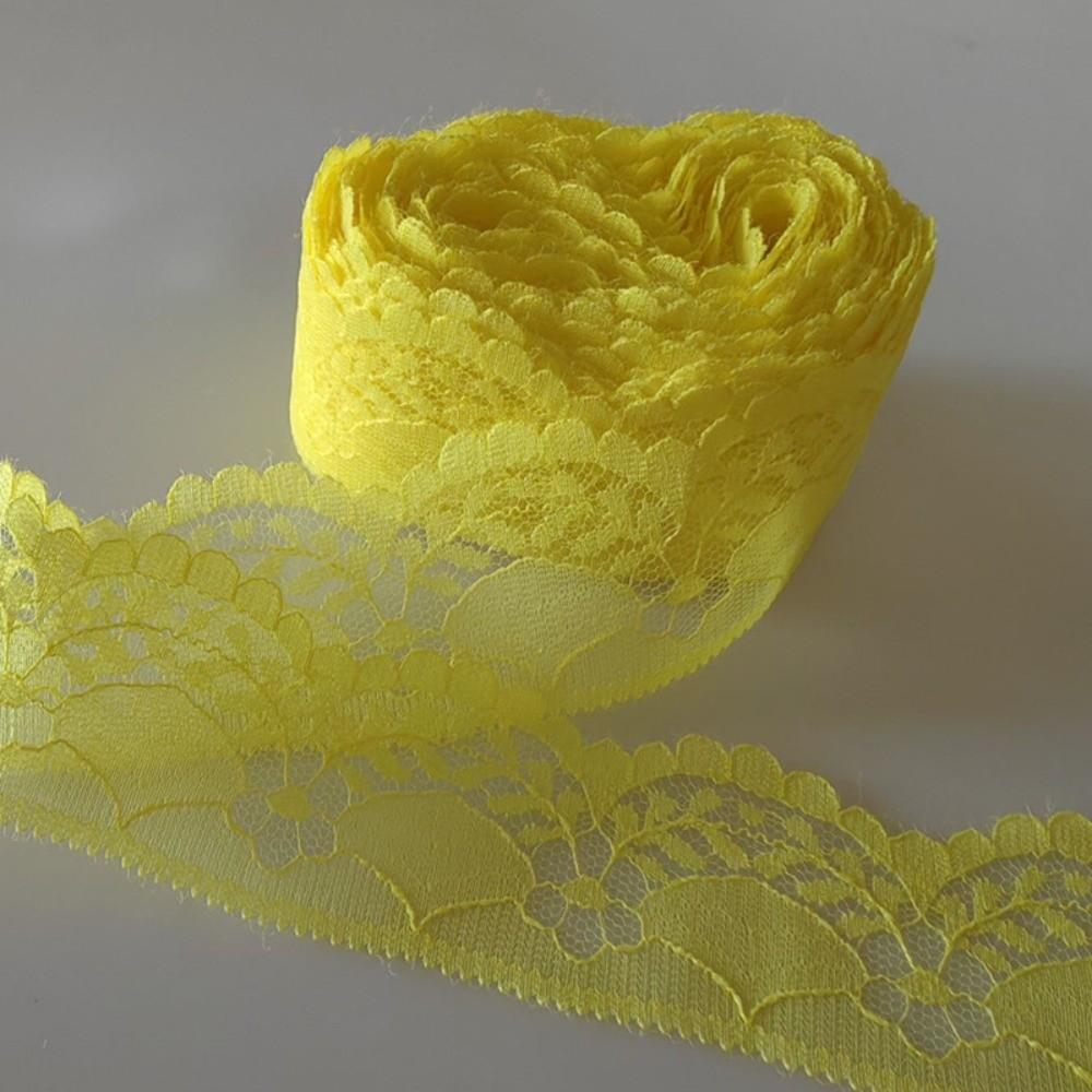 New Mesh Embroidery Lace Ribbon Tape Woven Cotton Non-Stretch Lace Tape Unilateral Flower Lace Trim Curtain Craft