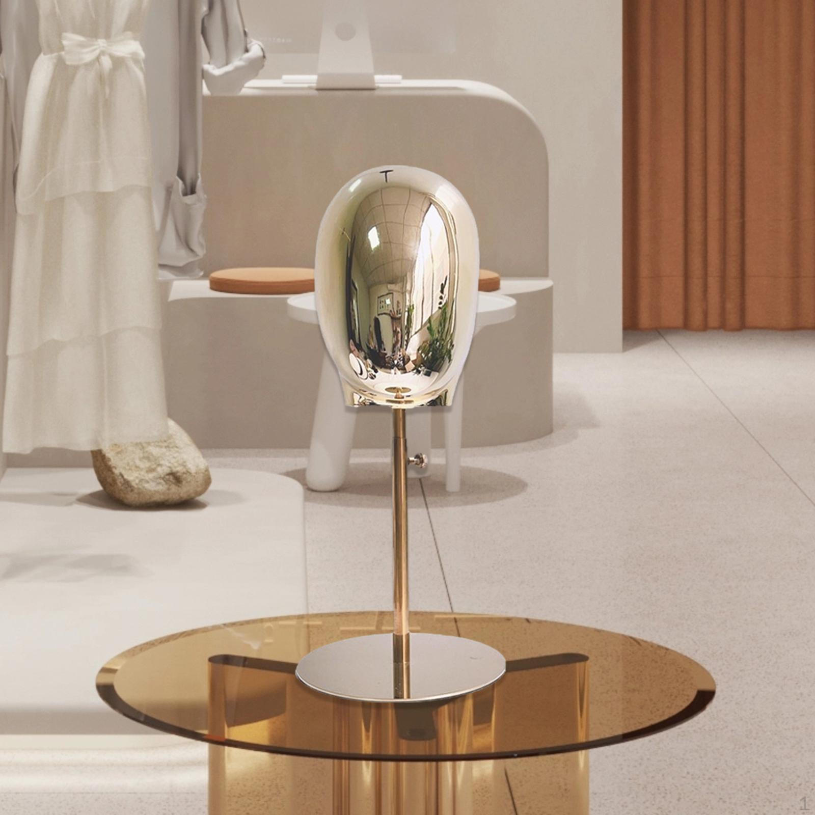 

Женская голова манекена, шляпа, стойка для выставки товаров, подставка для парика, модель для гарнитуры золотой