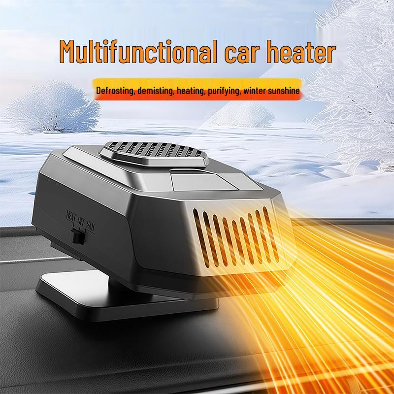 12V Ohřívač do auta a Odmlžovač: Rychlý horký/studený vzduch pro zimní odmrazování skla