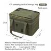 Tactical Camping Storage Bag Outdoor Storage Bag 42L Large Capacity Folding Box for Picnic Camping Equipment Organizing