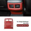 Rear AC Air Vent Outlet Panel Trim Cover For Dodge Challenger 2015-20 Red Carbon