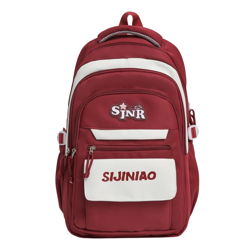 Schoolbag New Large Capacity Backpack Reinforced Durable Casual Backpack Fashion Travel High Value Ridge Protection Student School Bag