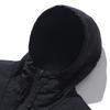 Moif [Aw23]Hooded Crop Vest / Black