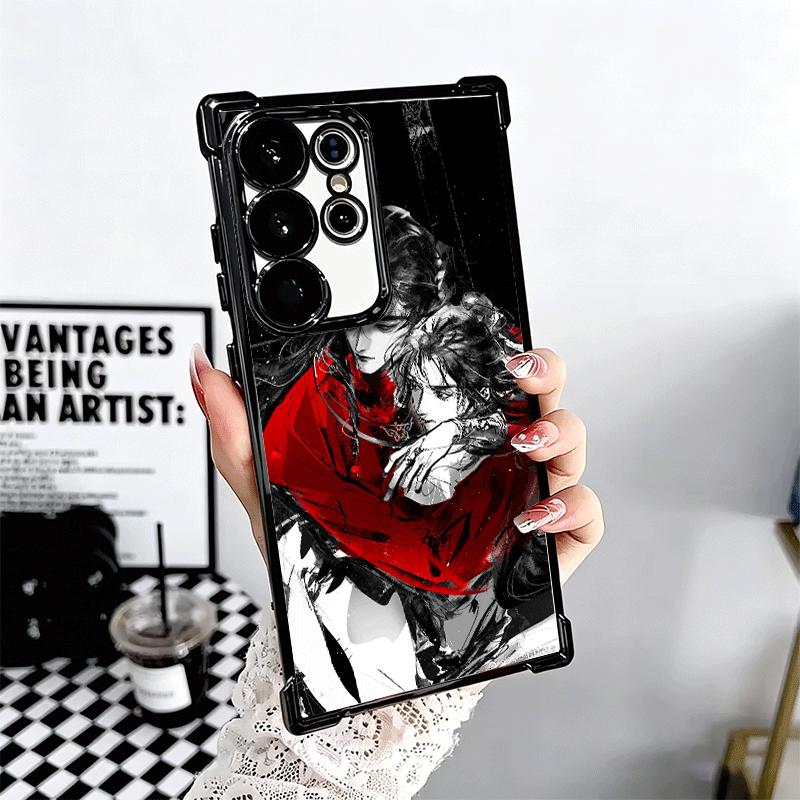 Heaven Official's Blessing Anime Plating Phone Case For Samsung Galaxy S24 S25 FE S26 Edge S23 Ultra S22 S21 Plus S20 Anti-Fall