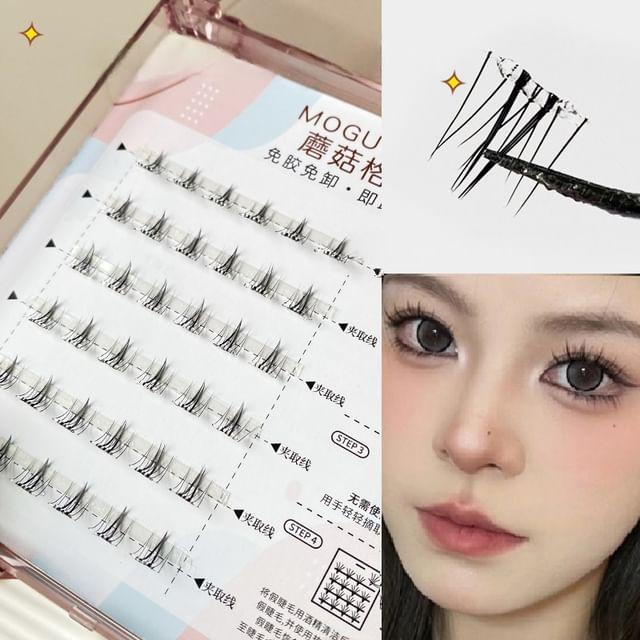 Mogugu - Klebefreies Katzenauge Multipack Falsche Wimpern Cluster