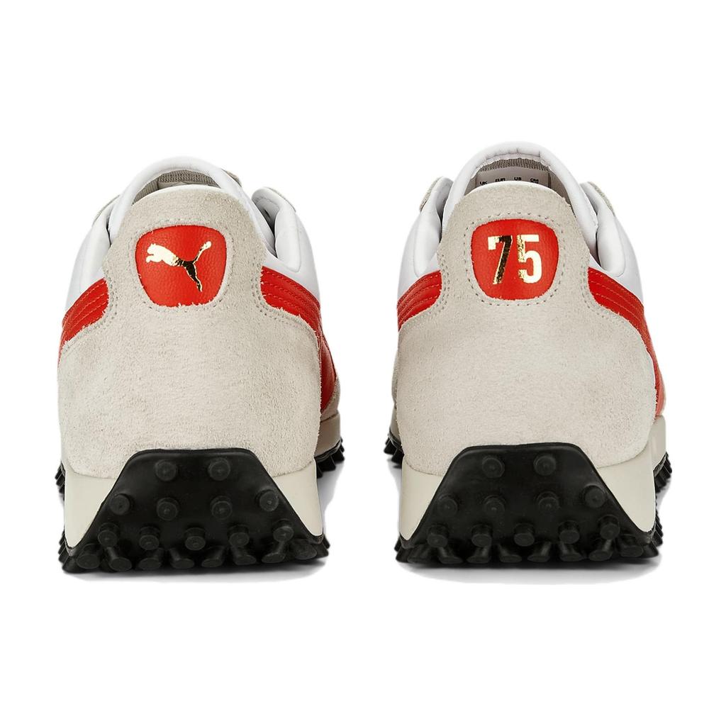 Puma Easy Rider 2 75Y Leather Textile Lightweight Comfortable Low-Top Casual Shoes Men sneaker Gray White Red 393332-01