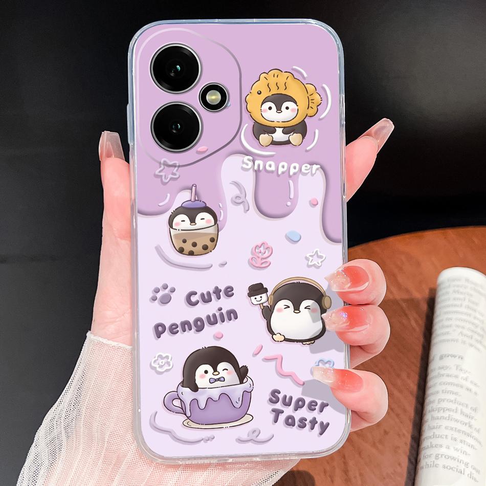 For Honor 400 Pro / 400 Lite / 400 Smart Case Cupid-Angel Soft Clear Slim Silicone Anti Drop Phone Back Covers For Honor400 5G