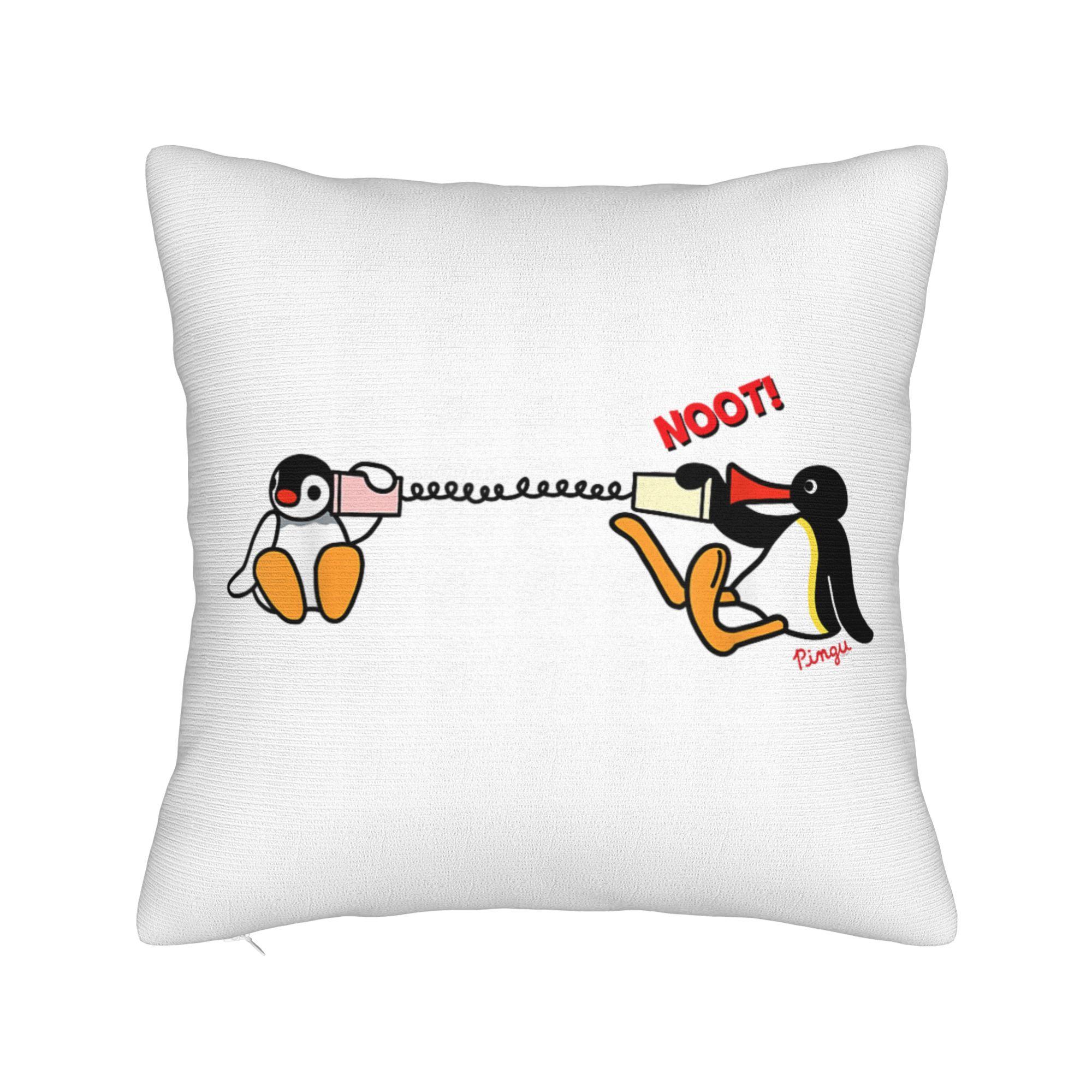 

Pillow Cover Pingu Send Noots! Novelty Pillow Case For Living Room Sofa Pillowcases 30cm x 30cm