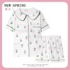 Women’s Cute Cotton Short Sleeve Pajama Set - Summer Style