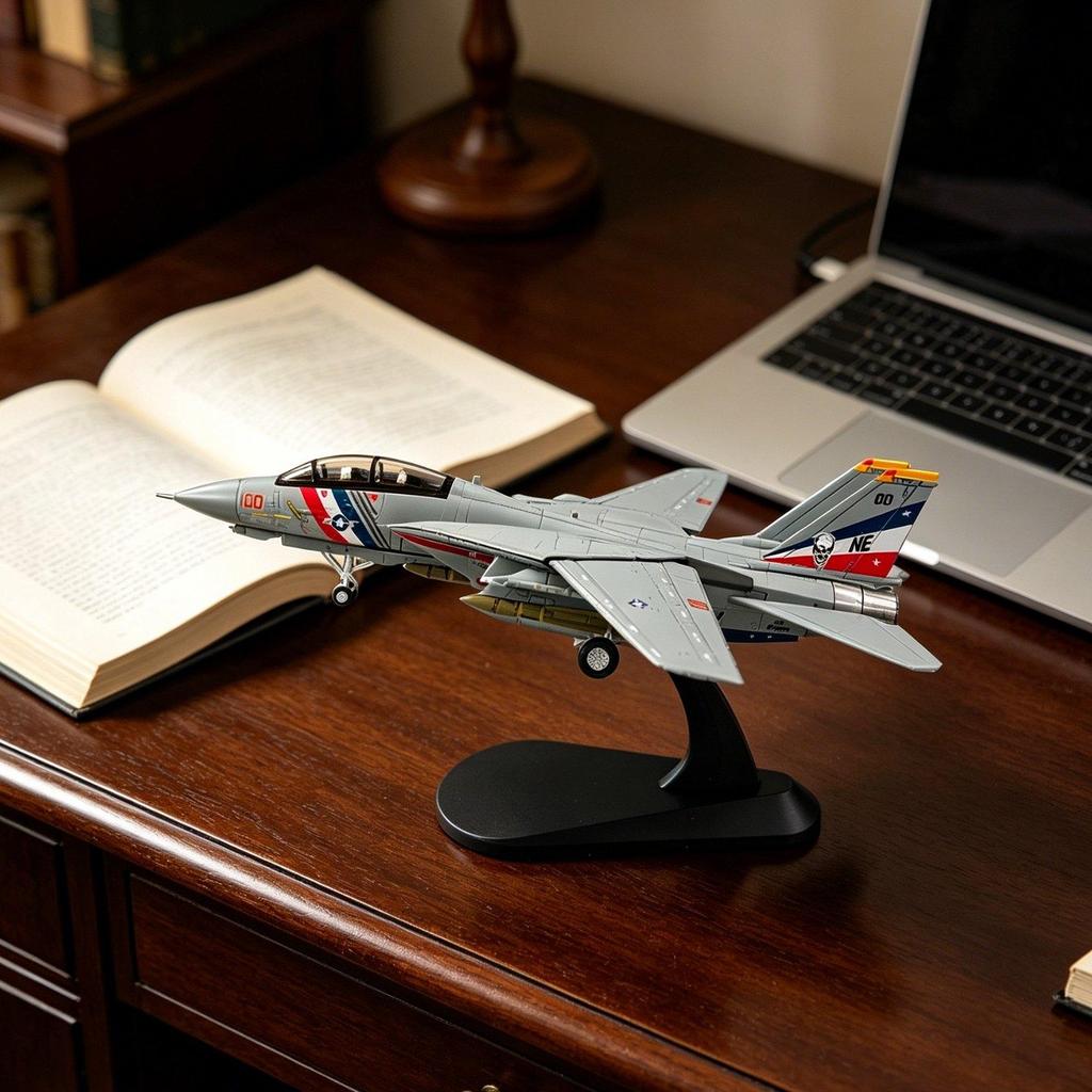 Model Plane Movable Airfoils Swing Wing Fighter Detachable Landing Gear