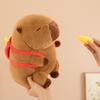 Capybara Fortune Tree Chef Plush Toy Koi Fish French Fries Backpack Gift Kids