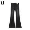Izzue It Women's Retro High-Waist Flared Jeans
