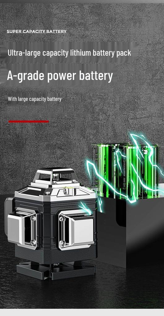 Germany Green Laser Level: 12-16 Lines, Infrared, Automatic, Wall & Floor-Mounted Instrument