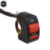 Universal  DC12V/10A Motorcycle Handlebar Flameout Switch ON OFF Button for Moto Motor ATV Bike Black Headlight Switch Modified