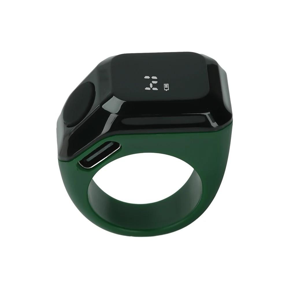 Mini Smart Ring Counter OLED Display Type-C Rechargeable Digital Ring Counter Touch Operation Wearable Zikr Ring Tally Tool