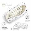 Polka Dot Zipper Pencil Pouch Large Capacity Fabric Pencil Case Pen Storage Bag  Everyday Storage