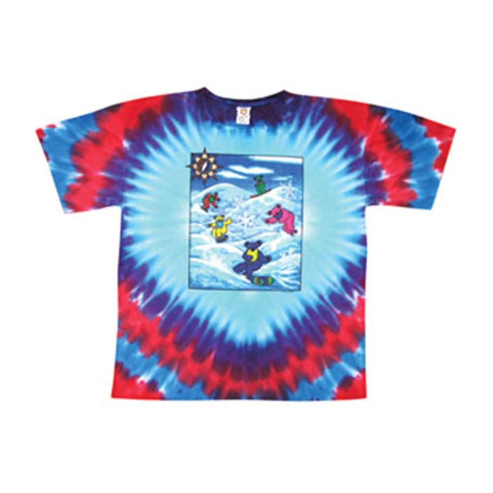 Men s Grateful Dead Snowbears Tie Dye T-shirt XXX-Large Tie Dye M