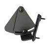 Barn Door Latch Black Frosted Carbon Steel Glossy Decorative Practical Sliding Barn Door Latch for